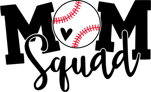 (041-07-K) Baseball Mom Squad Add Team Name