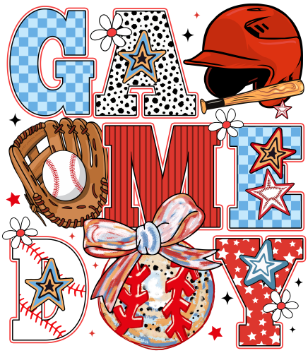 (s041-7R) Game Day Baseball