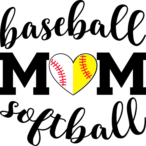 (s041-7) Baseball Softball Mom