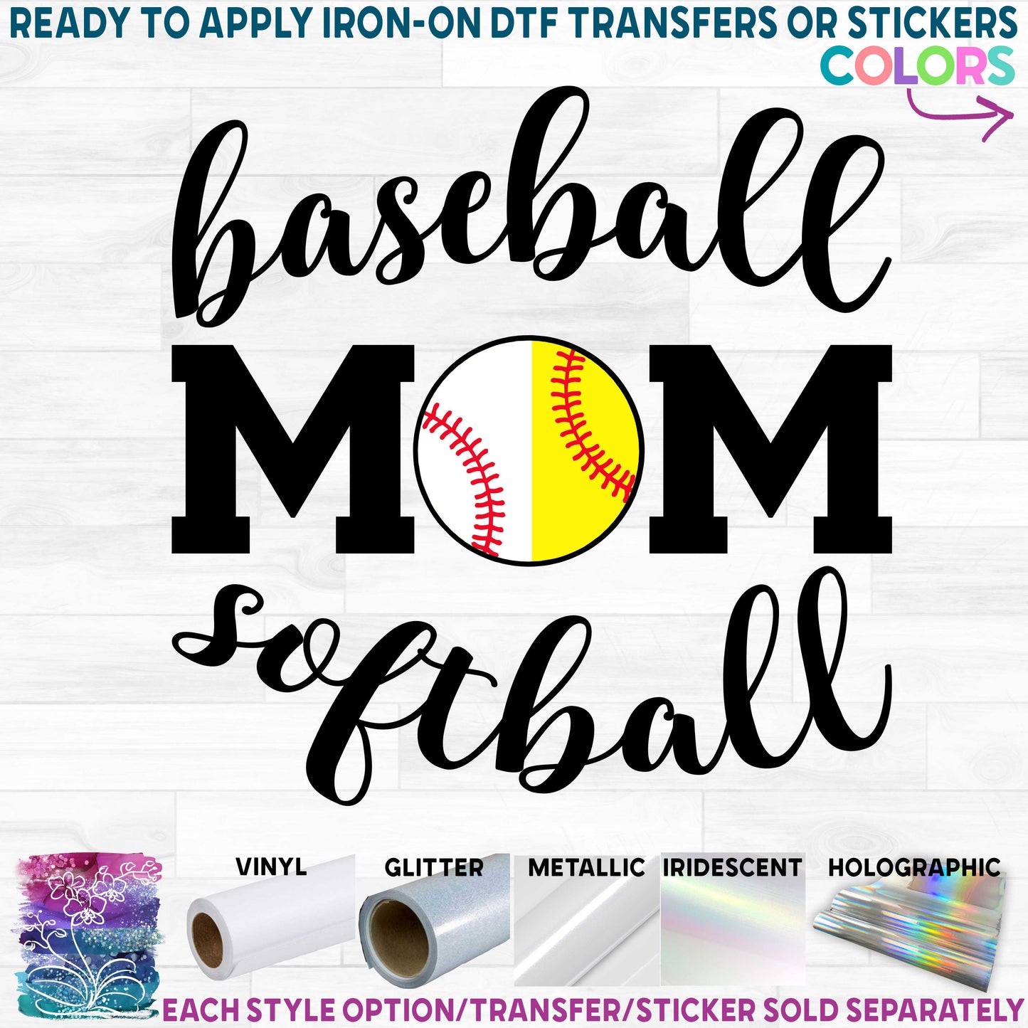 (s041-7) Baseball Softball Mom