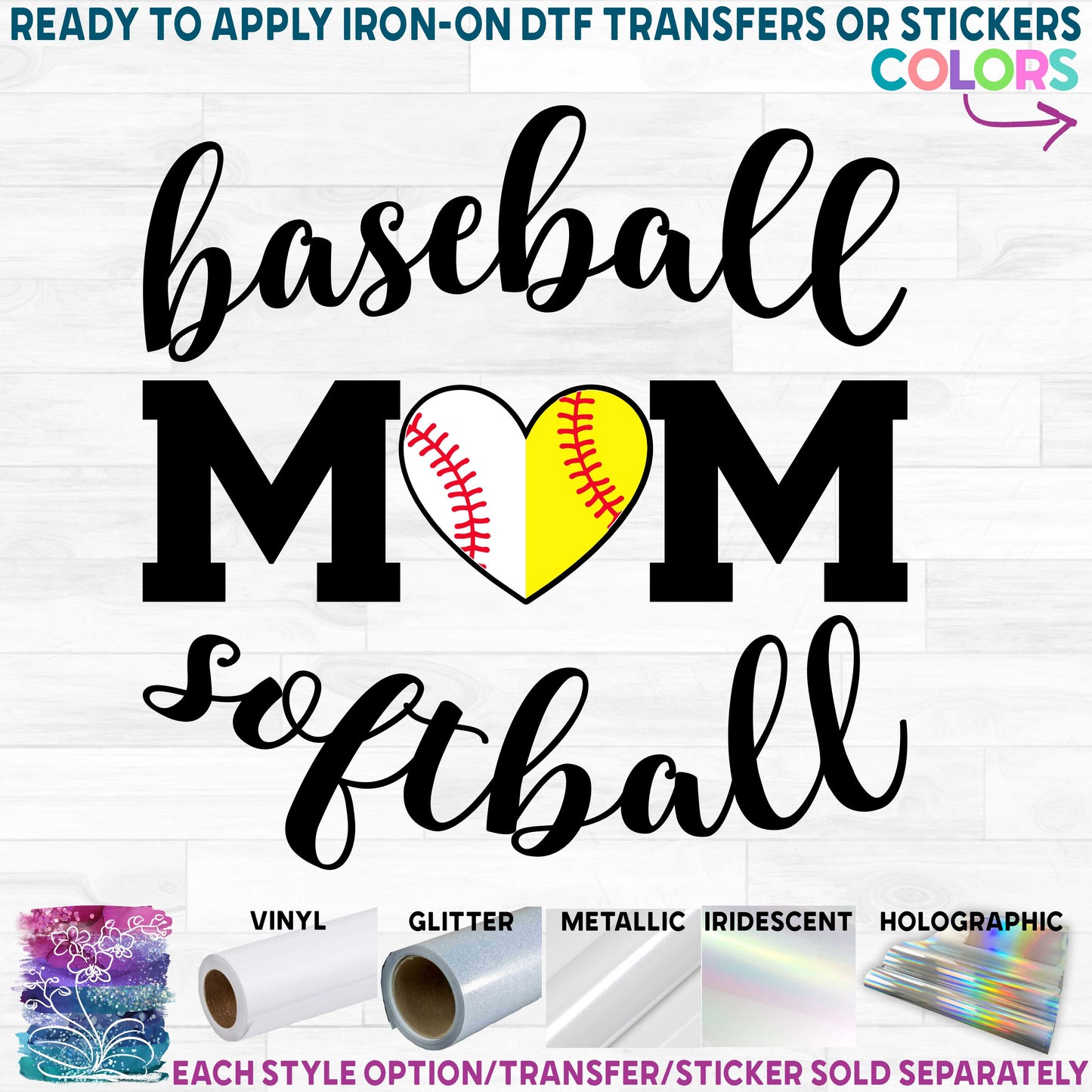 (s041-7) Baseball Softball Mom