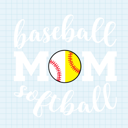 (s041-7) Baseball Softball Mom