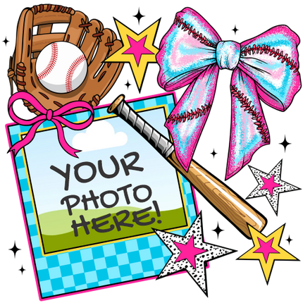 (041-08-1G) Baseball Graphic Upload Your Own Photo