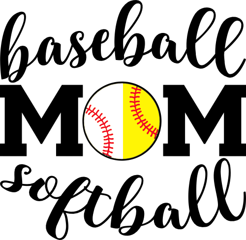 (s041-7) Baseball Softball Mom