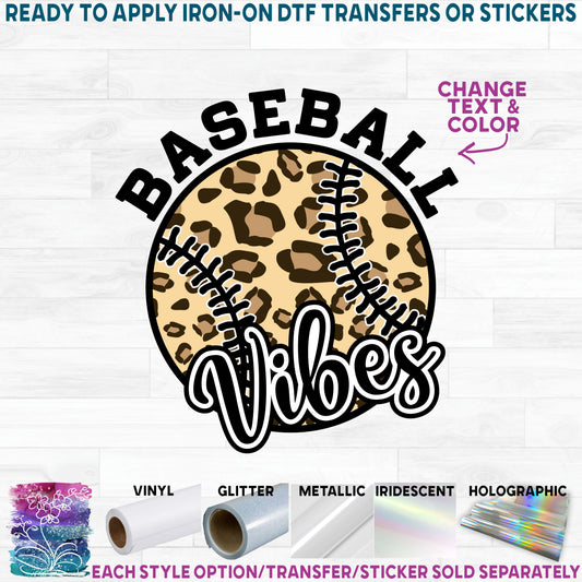 (s041-10A) Game Day Vibes Baseball Softball Vibes Custom Text