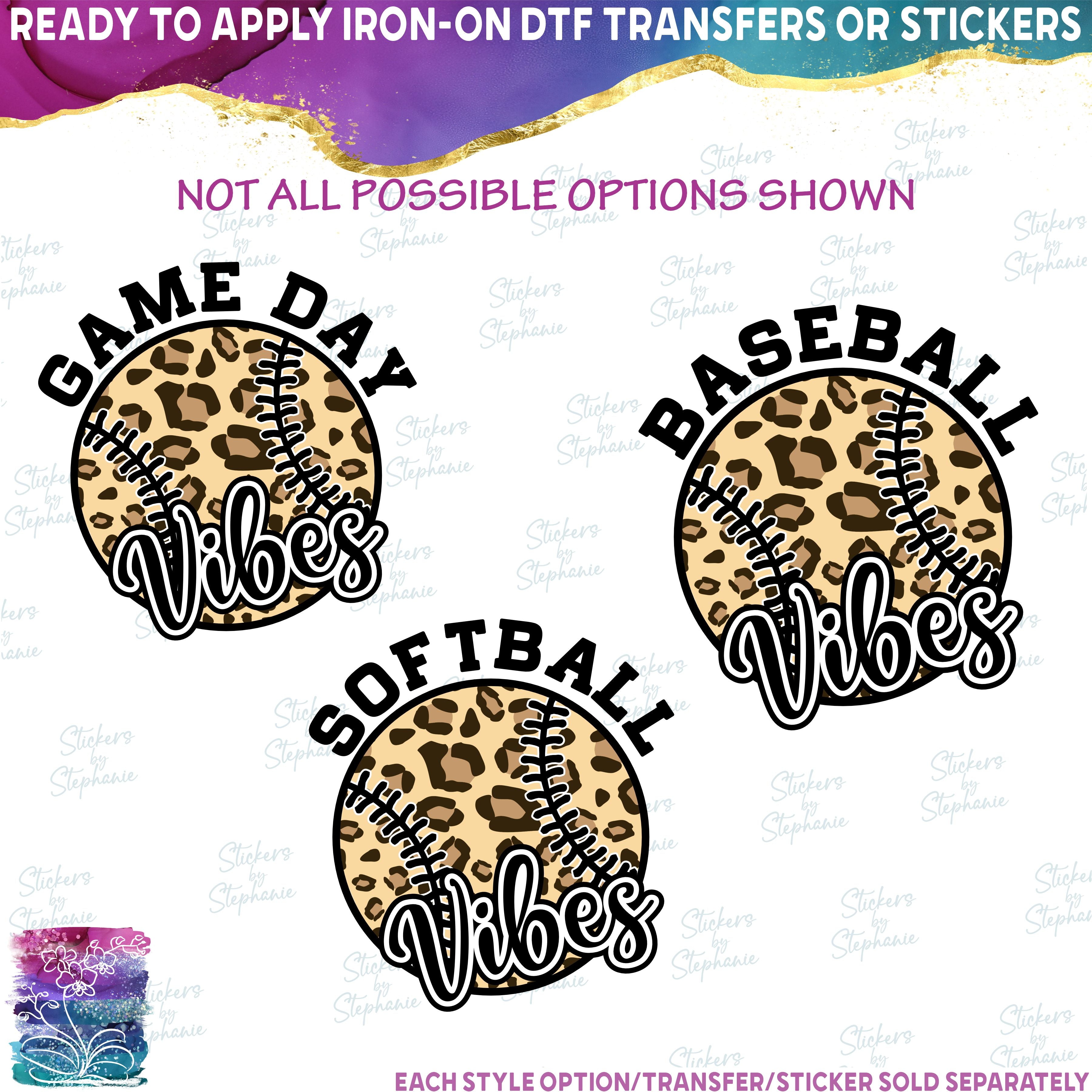(s041-10E) Leopard Baseball Team Name, Game Day Vibes, Custom Text