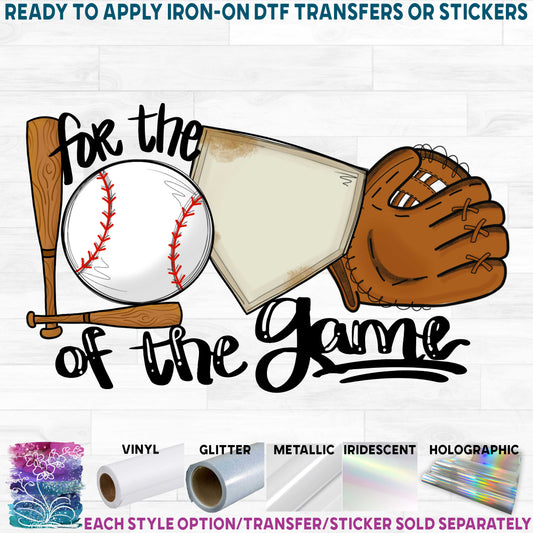 (s041-4) For the Love of the Game, Baseball, Softball, Split Ball