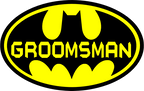 (s412-S27) Batman Wedding Party Custom Text