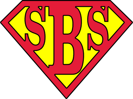 (412-05-E2) 3 Color Superman Monogram