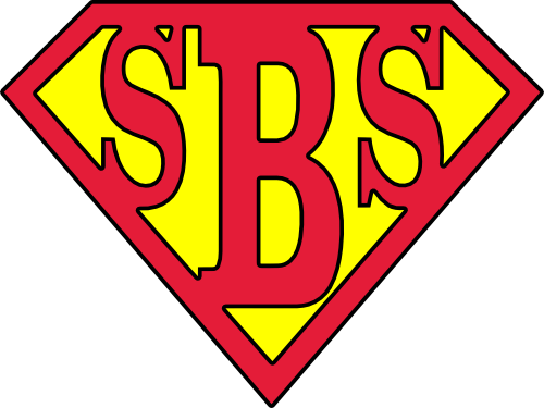 (412-05-E2) 3 Color Superman Monogram