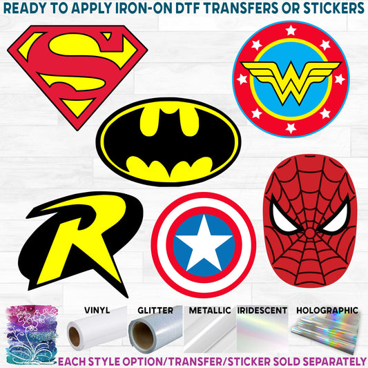 (s412-S17) Superhero Design 10 Styles