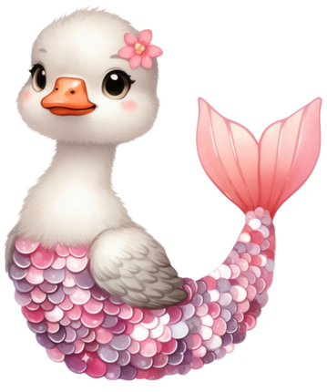 (s413-3-H) Mermaid Mer Goose