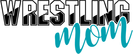 (414-03-A) Wrestling Mom Iron-On Transfer