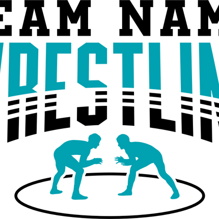 (s414-03-D) Wrestling Wrestlers Team Custom
