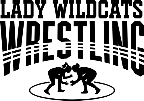 (414-03-D) Lady Wildcats Wrestling Iron-On Transfer