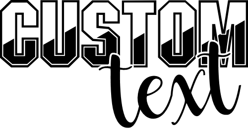 (414-03-A) Wrestling Family Custom Text Iron-On Transfer