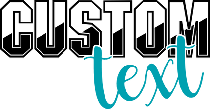 (414-03-A) Wrestling Family Custom Text Iron-On Transfer