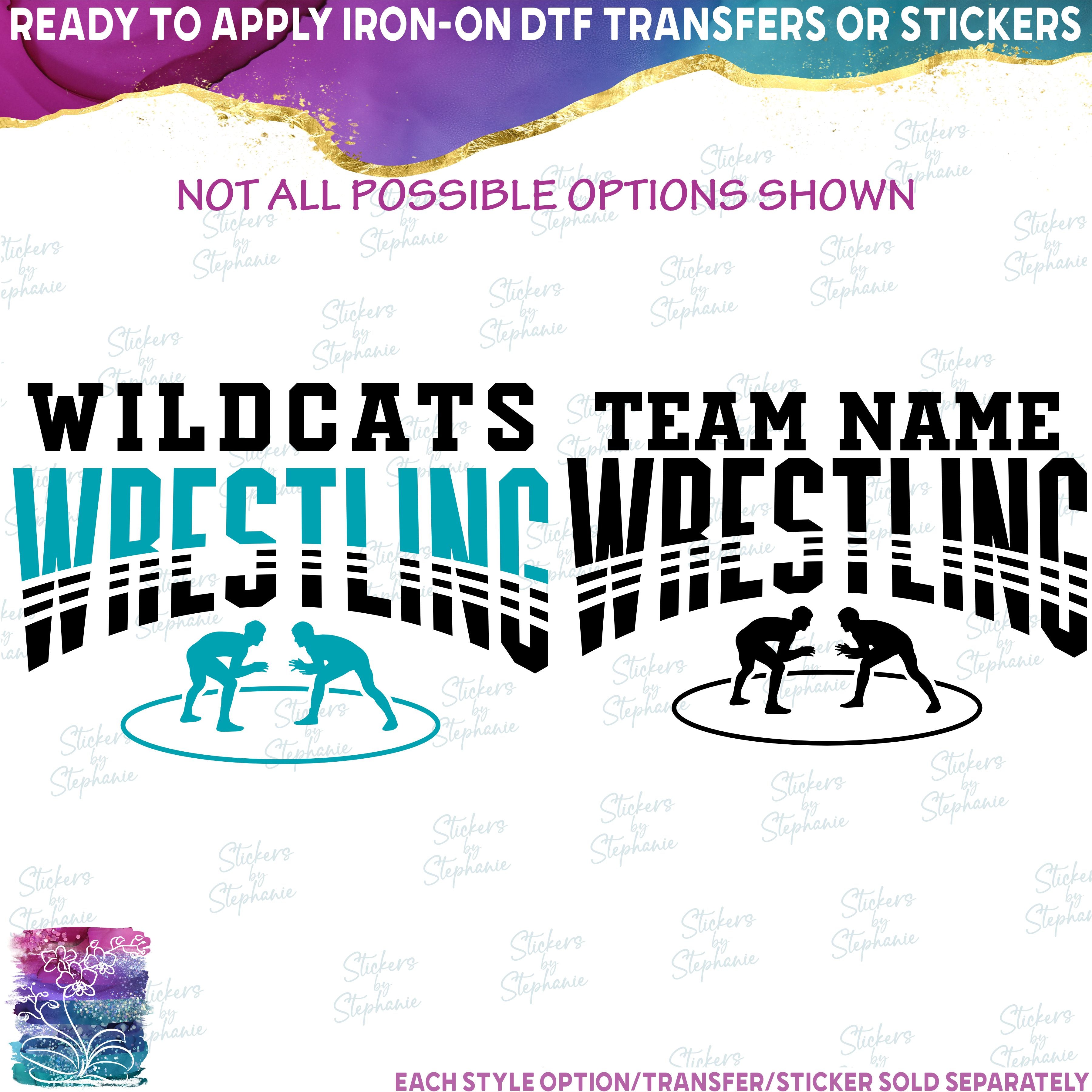 (s414-8A) Wrestling Wrestlers Team Custom