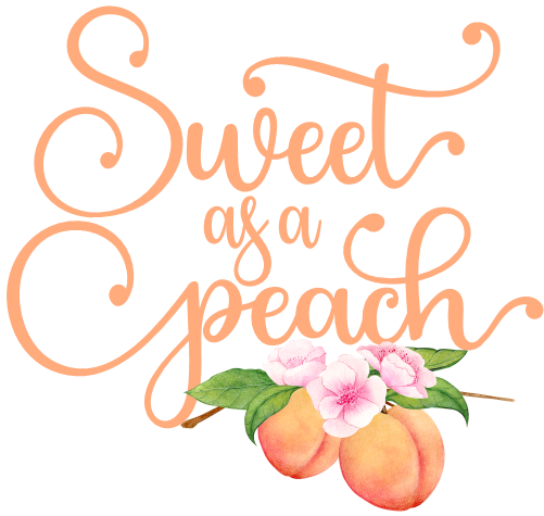 (s415-3-A) Watercolor Sweet as a Peach