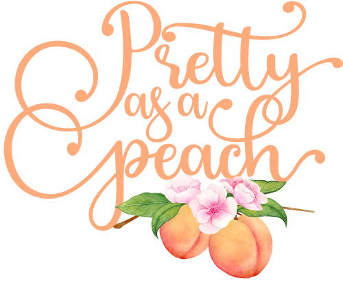 (s415-3-B) Watercolor Pretty as a Peach