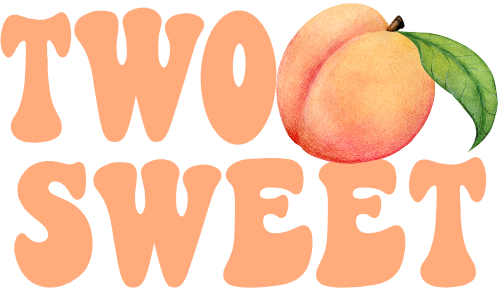 (s415-3-G) Watercolor Peach Two Sweet