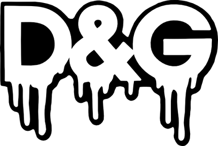 (416-L19) Dripping D&G Logo