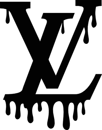 (416-L23) Dripping LV Logo