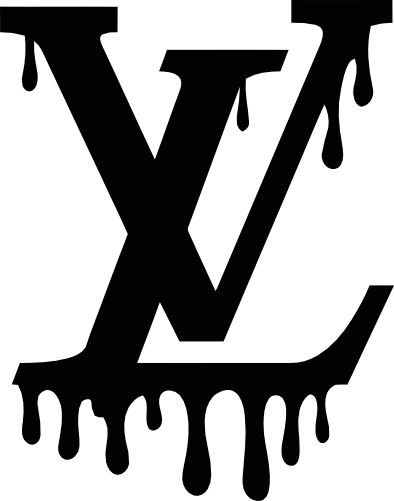 (416-L23) Dripping LV Logo