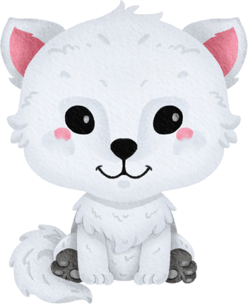 (419-01-1A) Baby Arctic Fox