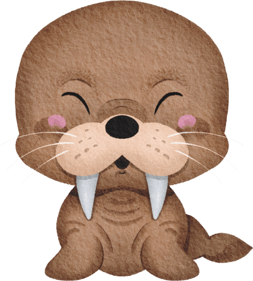(s419-1-2C) Baby Walrus