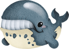 (s419-1-1M) Baby Whale