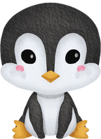 (s419-1-2M) Baby Penguin