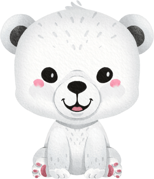 (s419-1-2O) Baby Polar Bear