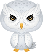 (s419-1-2U) Baby Snowy Owl
