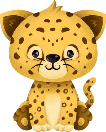 (s419-2-2A) Baby Cheetah
