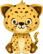 (s419-2-2A) Baby Cheetah