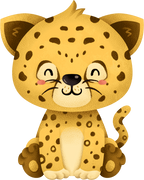 (s419-2-2A) Baby Cheetah