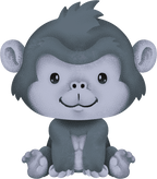 (s419-2-2G) Baby Gorilla