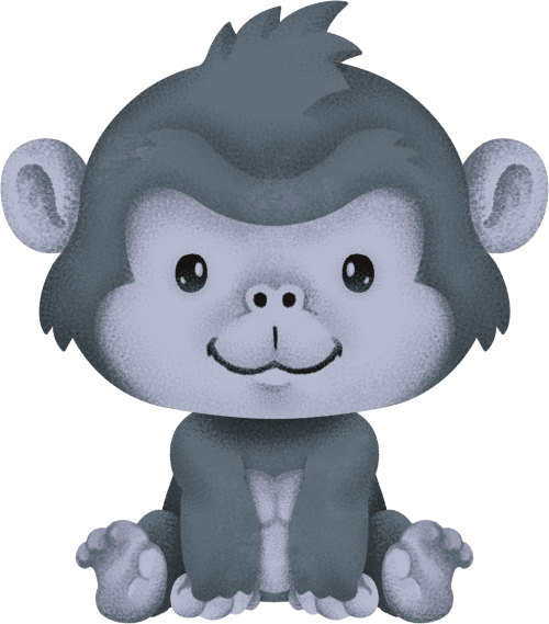 (s419-2-2G) Baby Gorilla