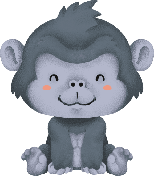 (s419-2-2G) Baby Gorilla