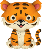 (s419-2-2S) Baby Tiger