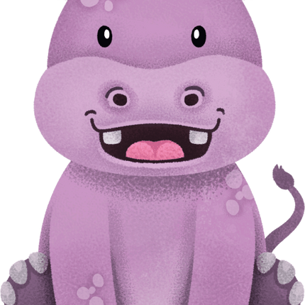 (s419-2-1C) Baby Hippo Sitting