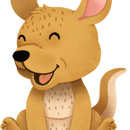 (s419-2-2E) Sitting Baby Kangaroo