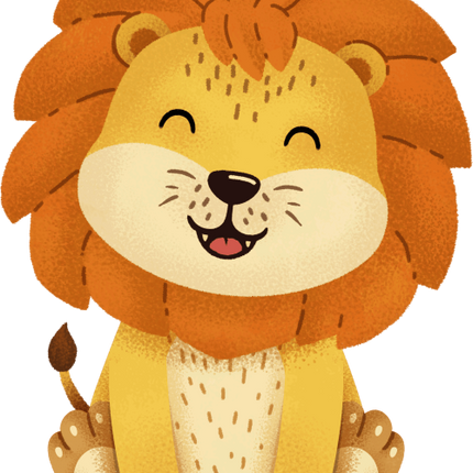 (s419-2-1G) Baby Lion Sitting