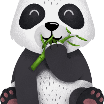 (s419-2-1I) Sitting Baby Panda