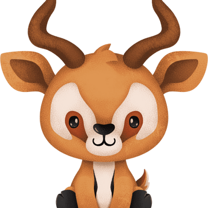 (s419-2-2U) Sitting Baby Gazelle