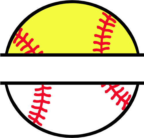 (s041-2-U) Baseball Softball Split Team Name or Custom Text