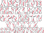 (s041-3B) Baseball Single Letters, Numbers or Text Name