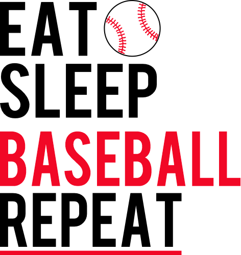 (s041-4) Eat Sleep Baseball Repeat