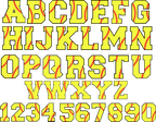 (s041-3S) Softball Single Letters, Numbers or Text Name